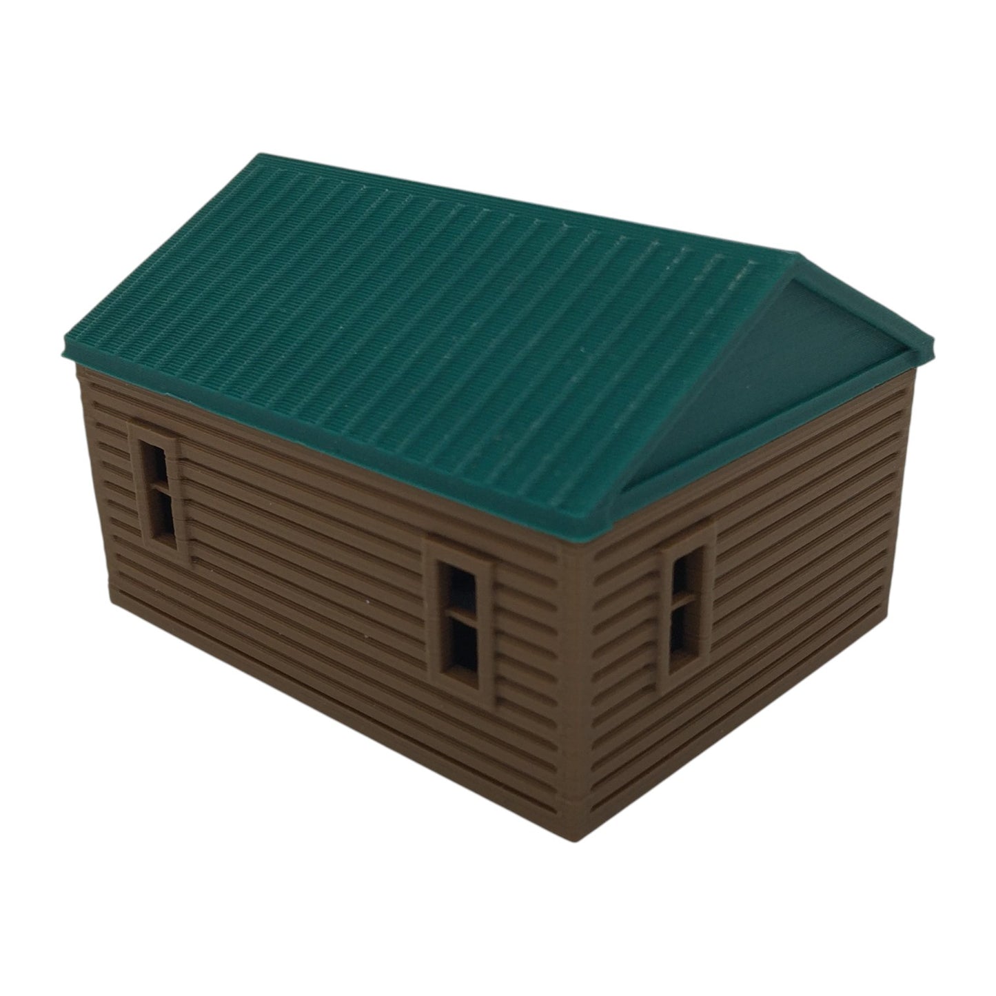 "The Outdoor Series" - Cabin #7 - Camping - Modeled in Color - HO Scale 1:87