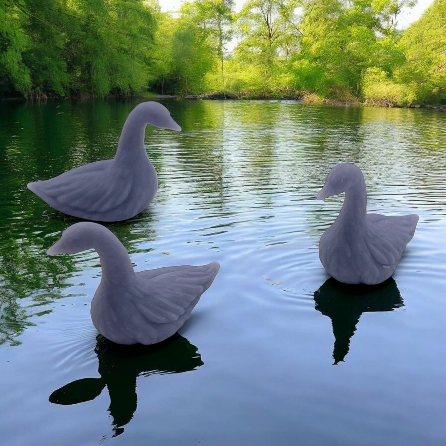 Canadian Geese - 8pc Set - S Scale - 1:64