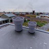 Commercial Roof Vents - O Scale - 1:48 - 12pc Set