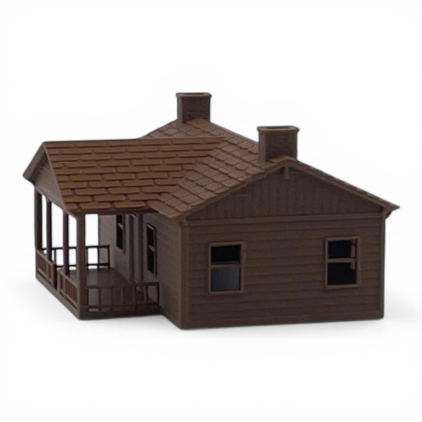 Z Scale 1:220 The Milwaukee Road COMPANY HOUSE - Brown