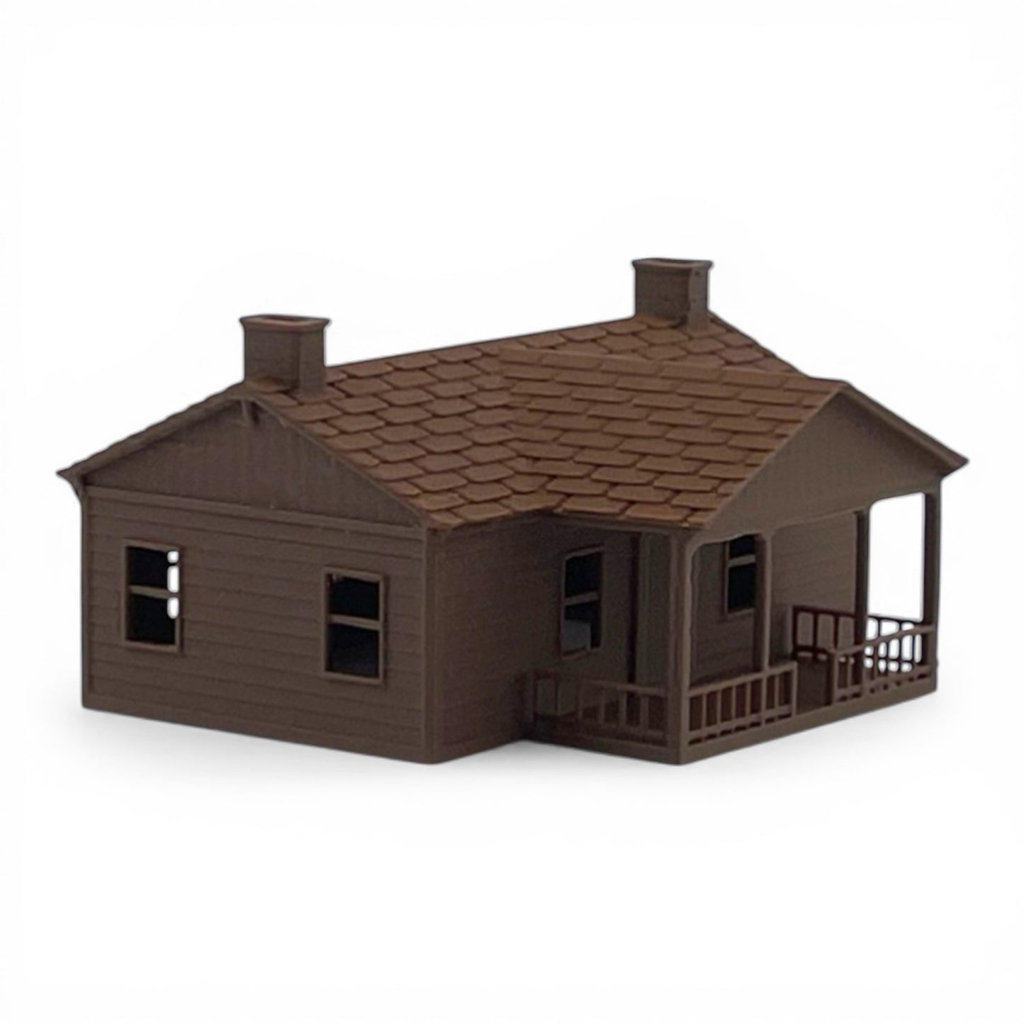 Z Scale 1:220 The Milwaukee Road COMPANY HOUSE - Brown