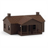 The Milwaukee Road - COMPANY HOUSE - N Scale 1:160 - Brown