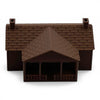 The Milwaukee Road - COMPANY HOUSE - HO Scale 1:87 - Brown