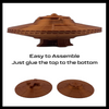 OO Scale 1:76 Area 51 UFO Spacecraft Copper Finish