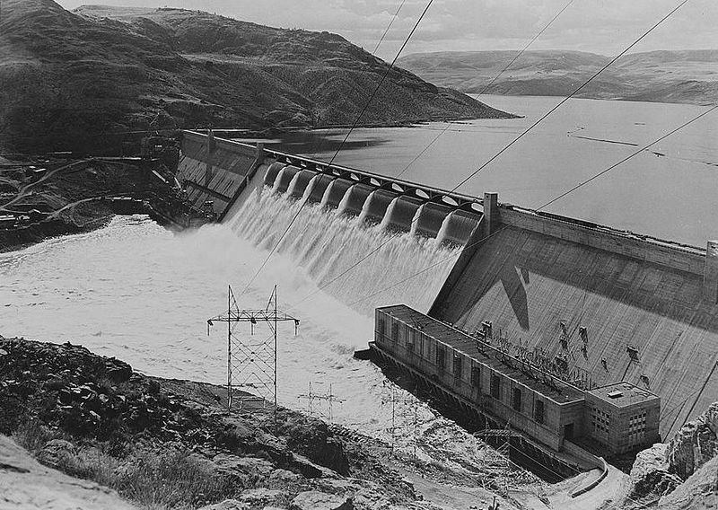 Coulee Dam - HO Scale 1:87 - Gray
