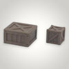 1 Gauge 1:32 Large Barrels & Crates Cargo 4pc Set
