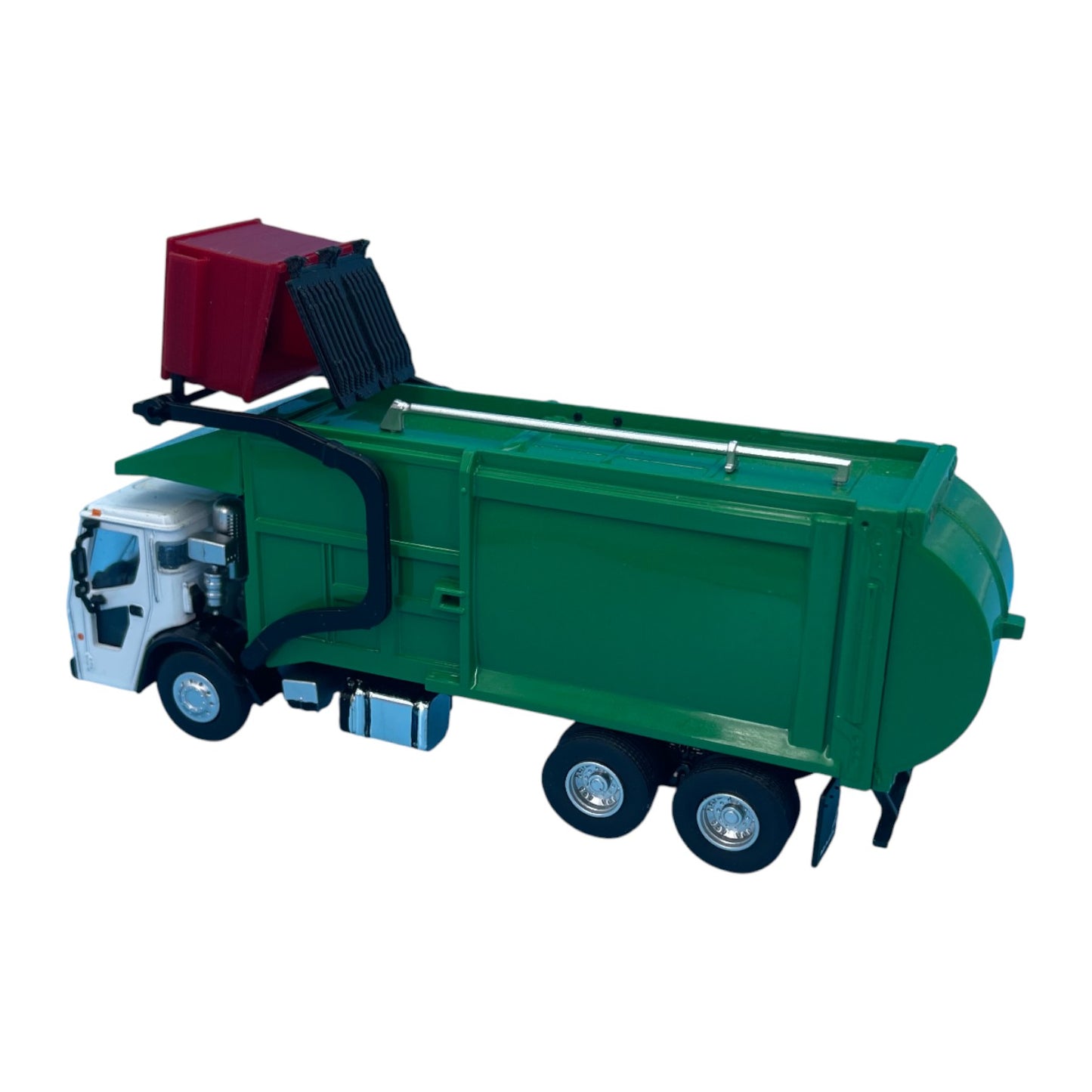 Dumpster for Greenlight Mack Refuse Truck - S Scale 1:64 - NO TRUCK -Color RED