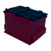 Dumpster for Greenlight Mack Refuse Truck - S Scale 1:64 - NO TRUCK -Color RED