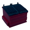 Dumpster for Greenlight Mack Refuse Truck - S Scale 1:64 - NO TRUCK -Color RED