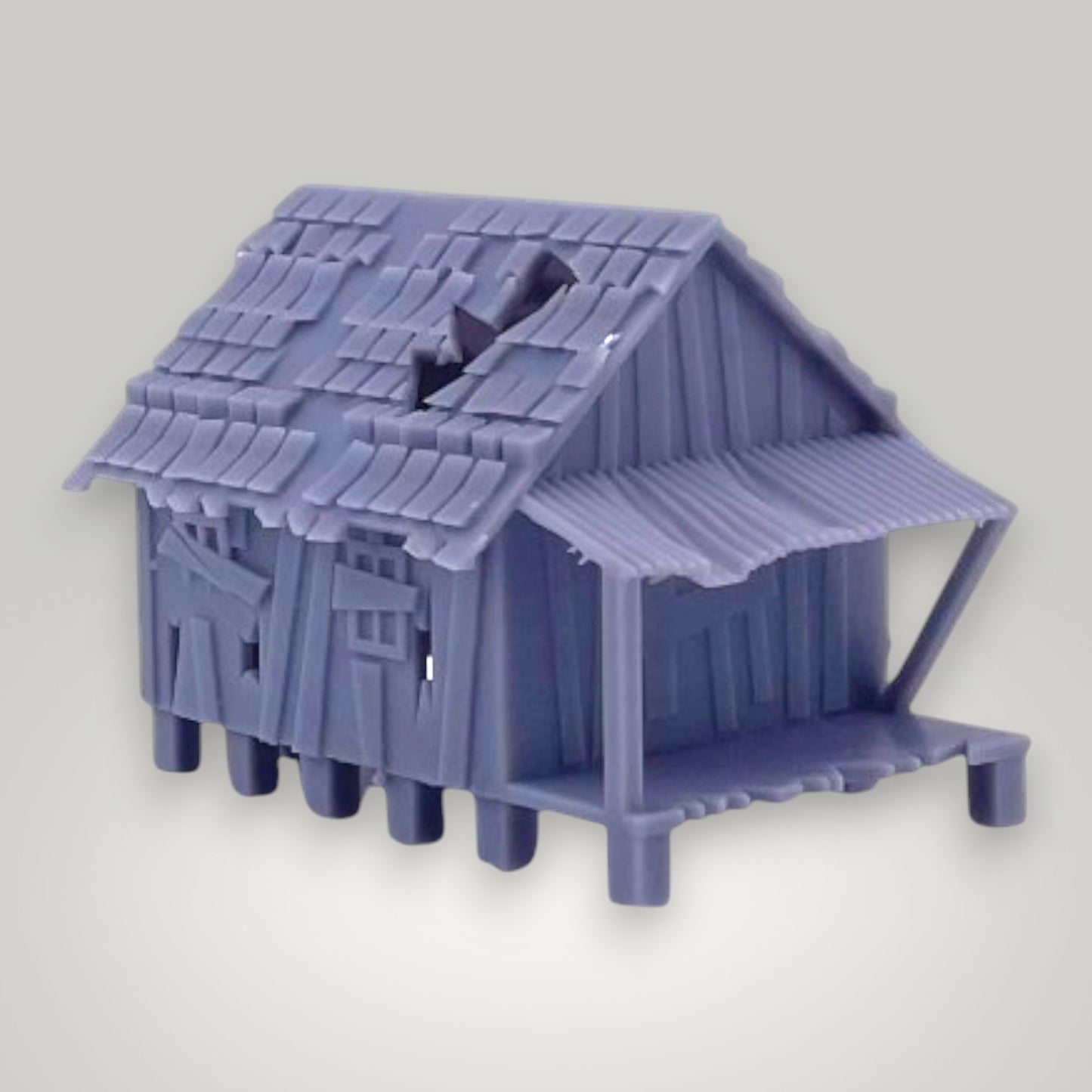 Z Scale 1:220 Fishing Shack Resin Building