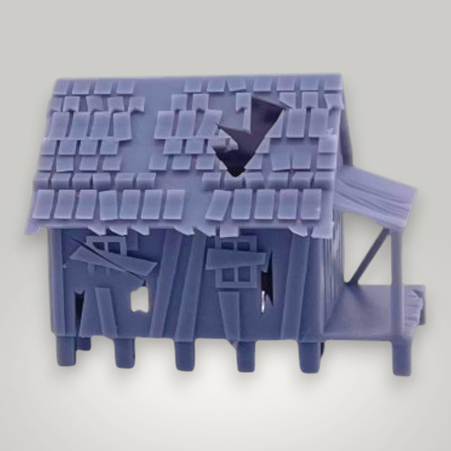 Z Scale 1:220 Fishing Shack Resin Building