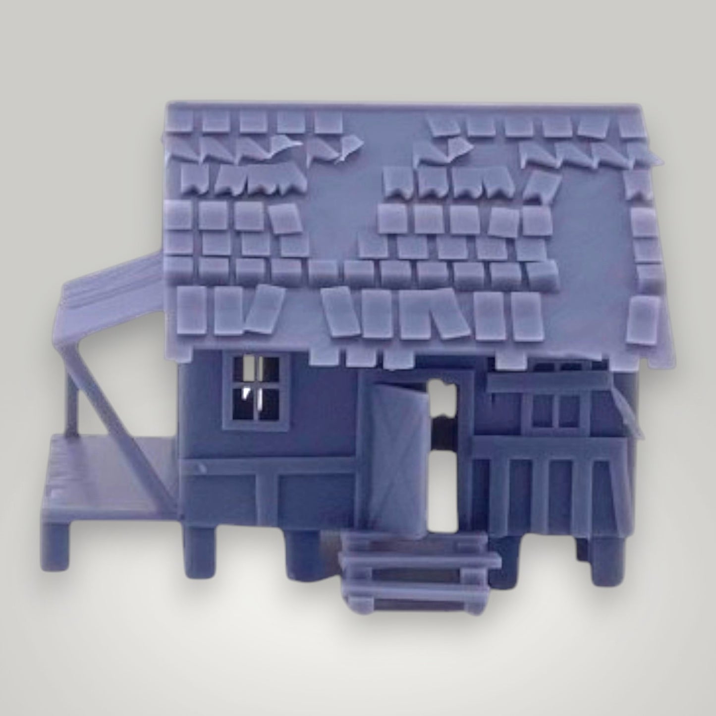 Z Scale 1:220 Fishing Shack Resin Building
