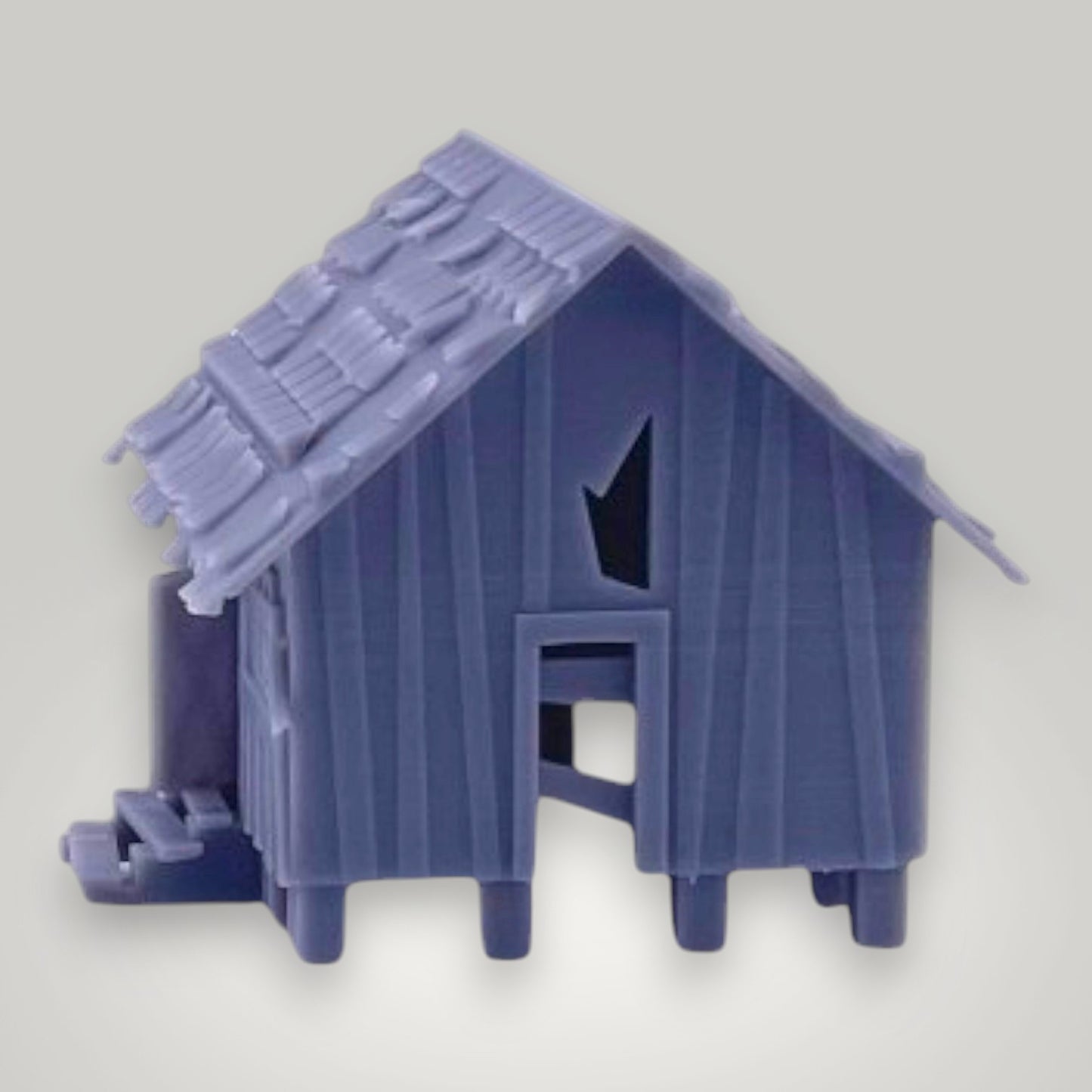 Z Scale 1:220 Fishing Shack Resin Building