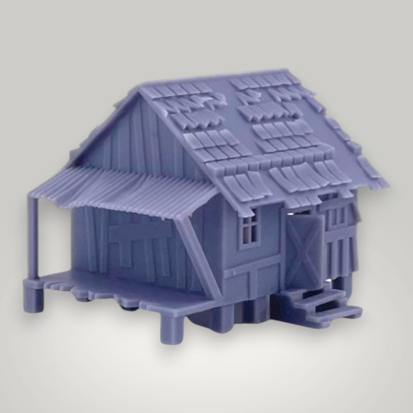 Z Scale 1:220 Fishing Shack Resin Building