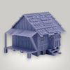 Fishing Shack - Z Scale 1:220 - Scale Model - Gray