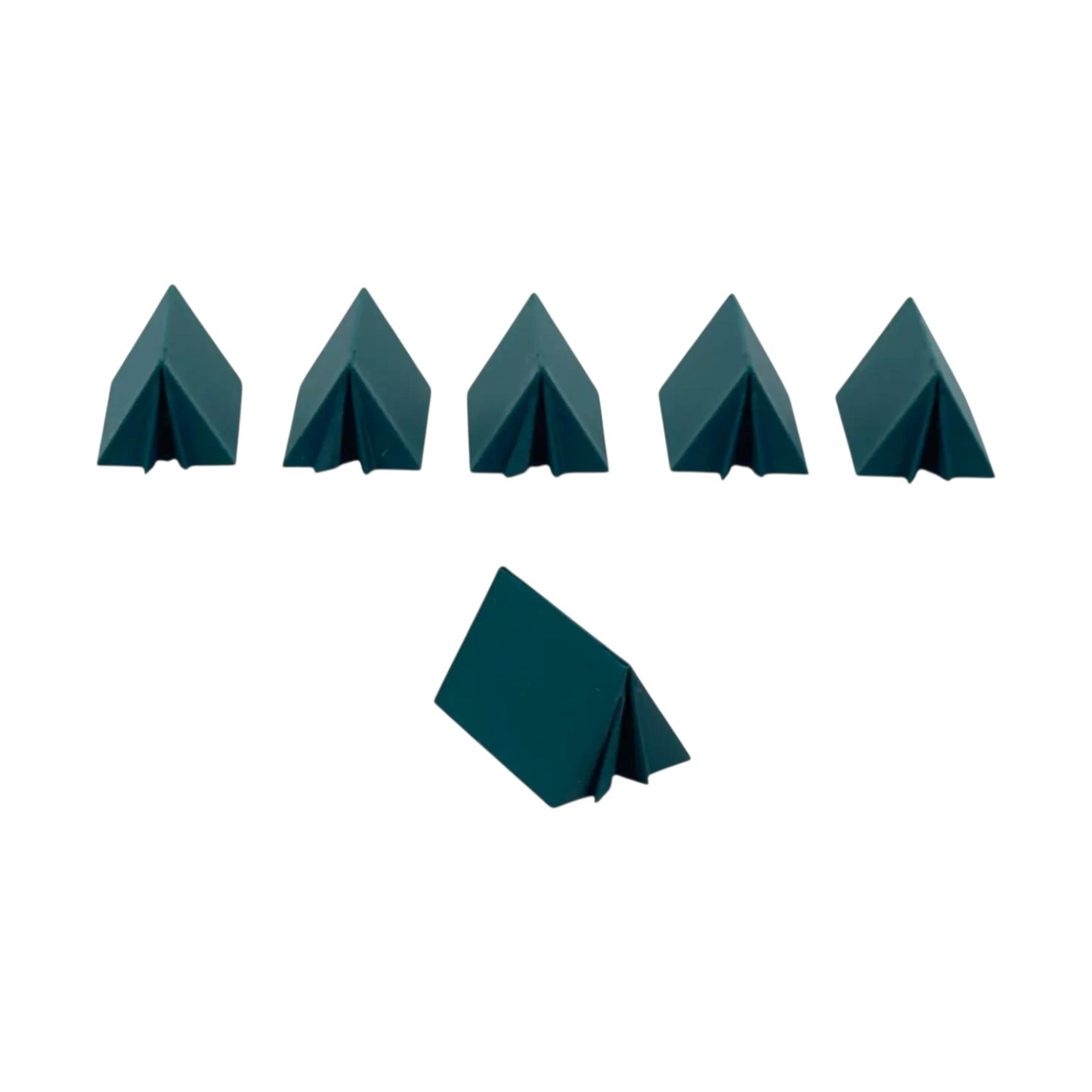 Z Scale 1:220 Outdoor Series Green Camping Tents 6pk