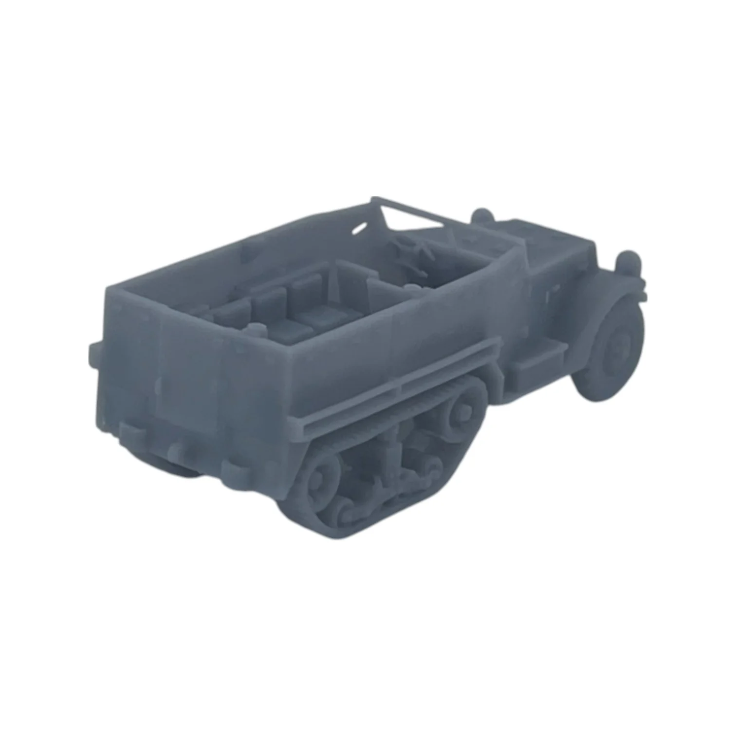 HO Scale 1:87 M3 Half Track Open Military Vehicle