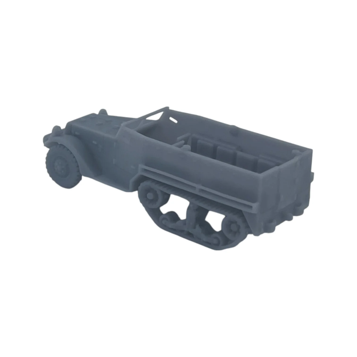 HO Scale 1:87 M3 Half Track Open Military Vehicle