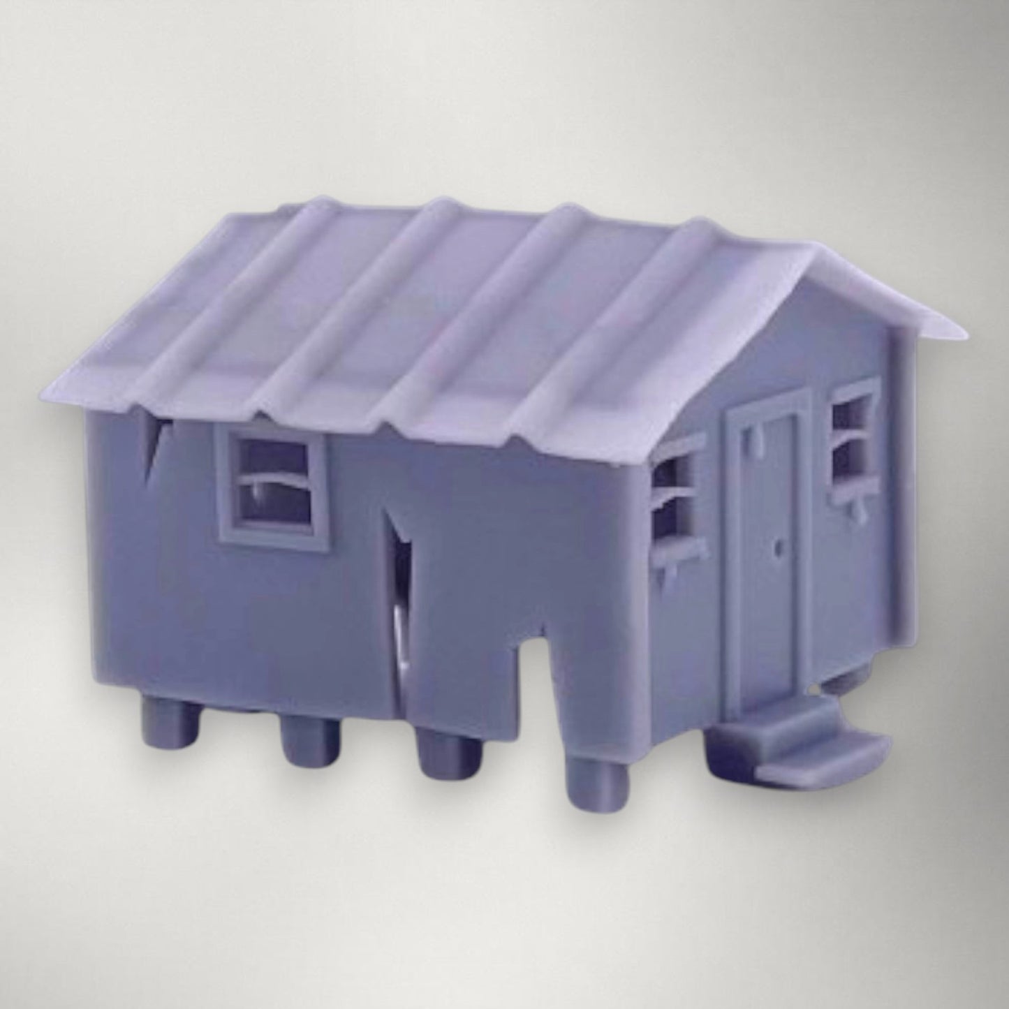 HO Scale 1:87 Hunting Shack Resin Building