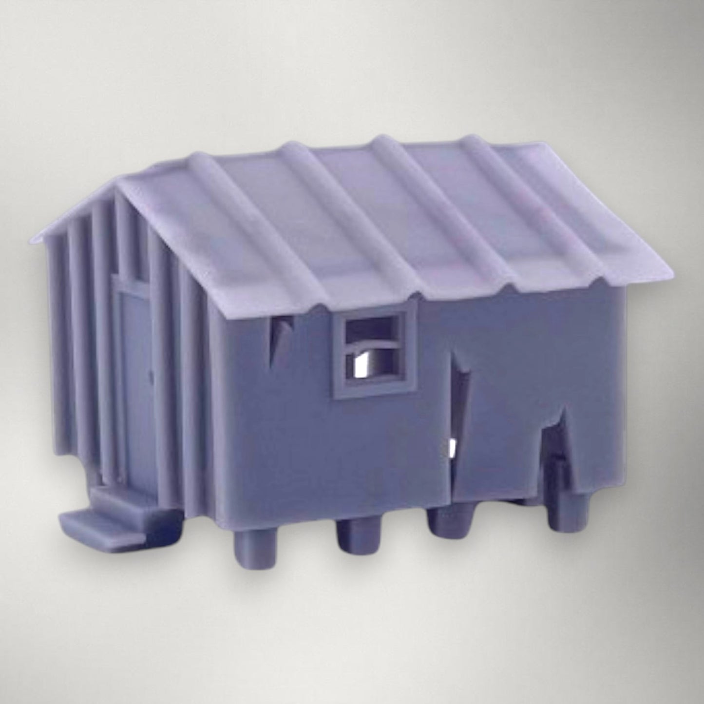 HO Scale 1:87 Hunting Shack Resin Building
