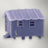 Hunting Shack - HO Scale 1:87 - Scale Model - Gray