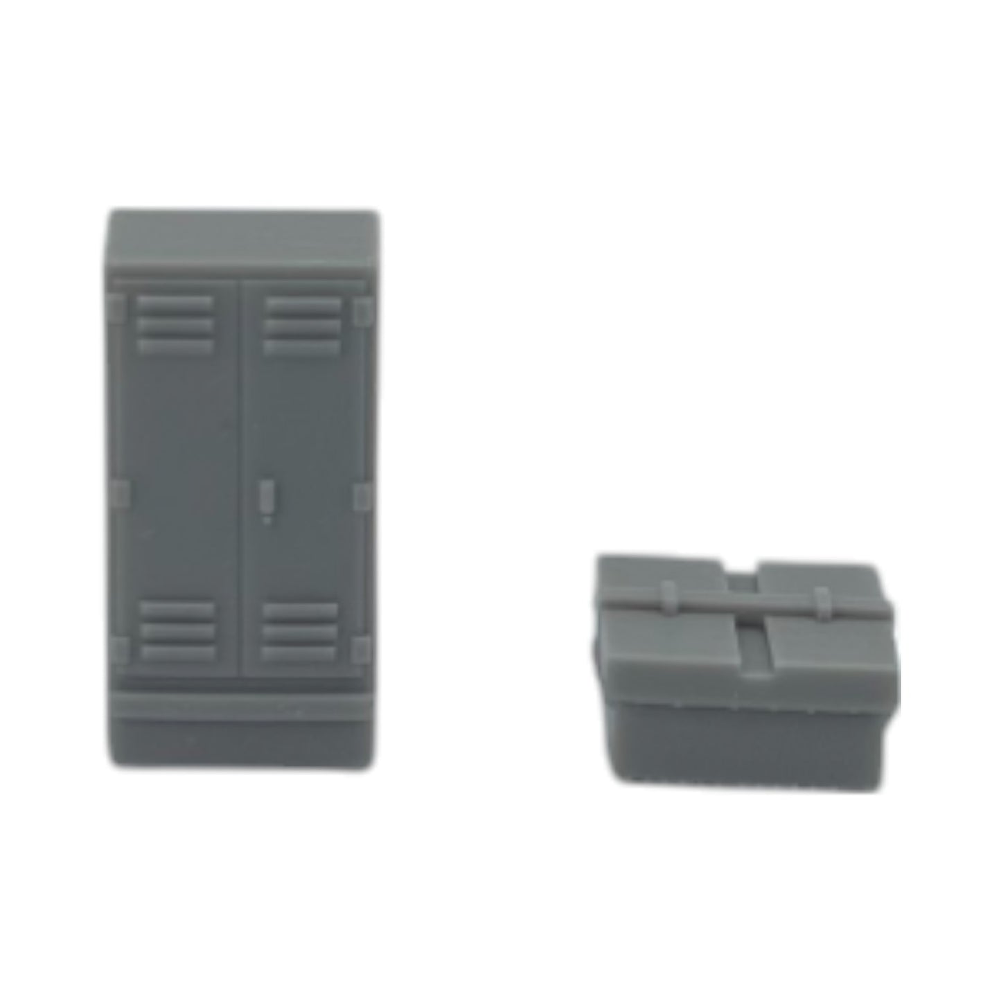 N Scale 1:160 Signal + Battery Box Trackside Set 8pcs