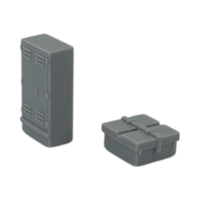 Signal + Battery Box Set by Model Scenery World - Side