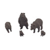 Scale Model of Brown Bears with Cubs by Model Scenery World Top View