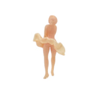 Back View - Scale Figure of Marilyn Monroe with Flying Skirt from the Seven Year Itch Movie by Model Scenery World