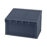 Back View - Scale Model of Horse Stall-Hay Shed by Model Scenery World