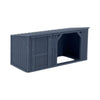 Front Side view of Scale Model of Storage Shed by Model Scenery World