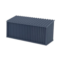 Back Side view of Scale Model of Storage Shed by Model Scenery World