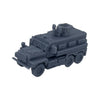 Front Side View - Scale Model of Cougar MRAP 6x6 HEV Model Scenery World