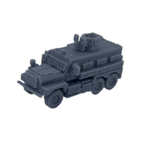 Front Side View - Scale Model of Cougar MRAP 6x6 HEV Model Scenery World