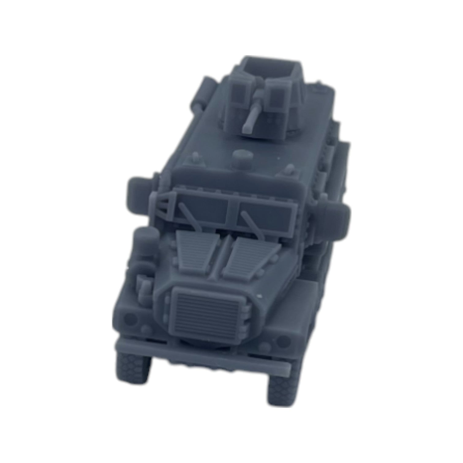 Front View - Scale Model of Cougar MRAP 6x6 HEV Model Scenery World