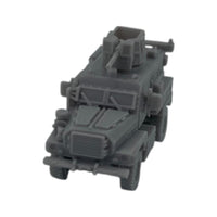 Front View - Scale Model of Cougar MRAP 4x4 by Model Scenery World