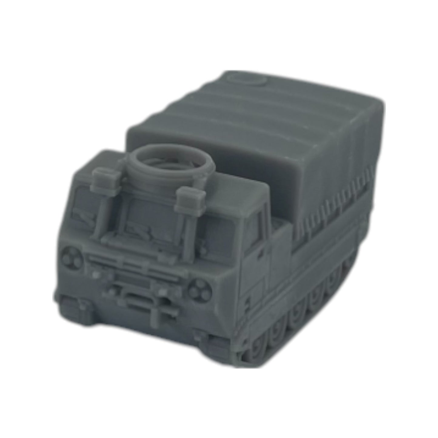  Cargo Carrier with Canvas by Model Scenery World Front View