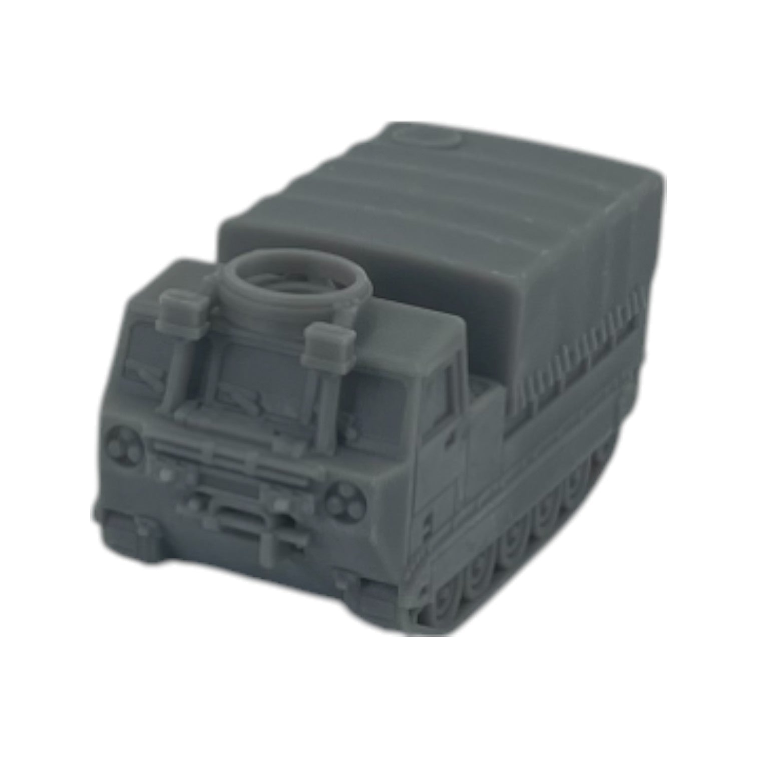 Cargo Carrier with Canvas by Model Scenery World Front View