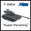 T26E4 Super Pershing Tank - HO Scale 1:87 - Gray