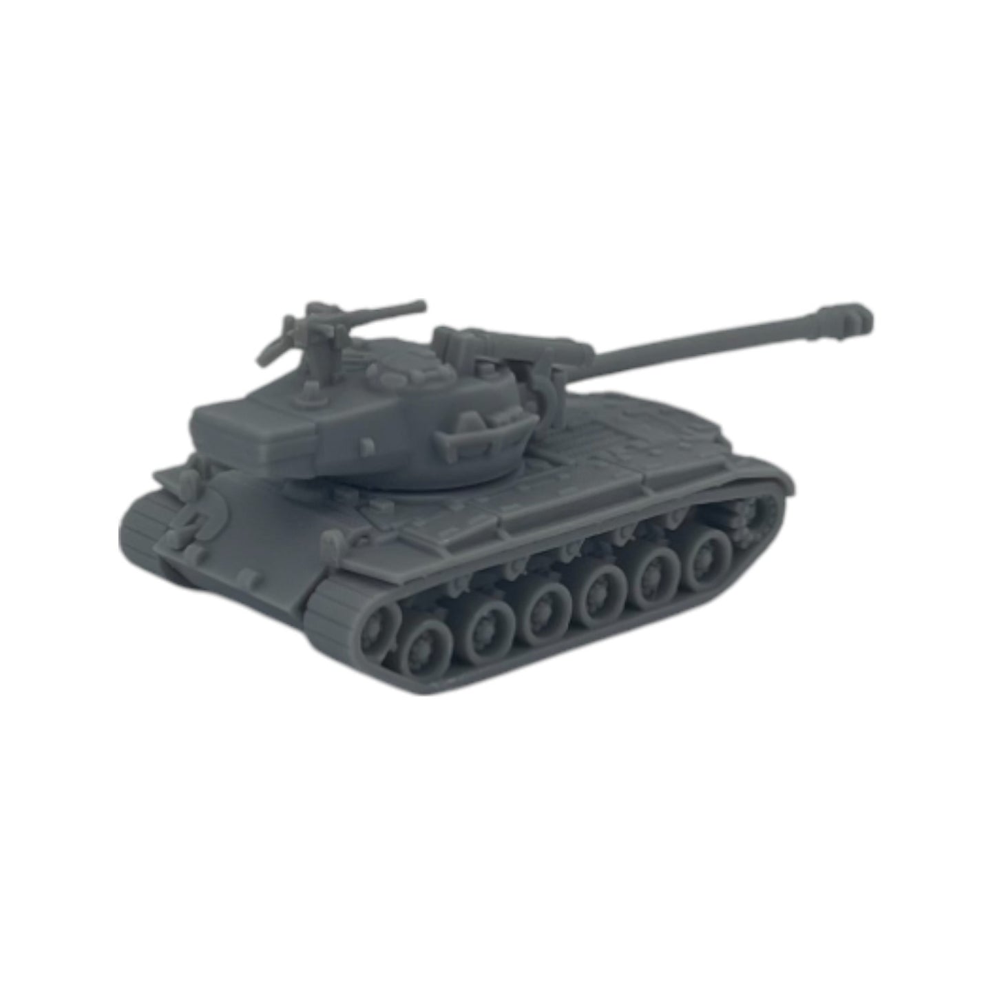 Back View - Scale Model of T26E4 Super Pershing Tank by Model Scenery World