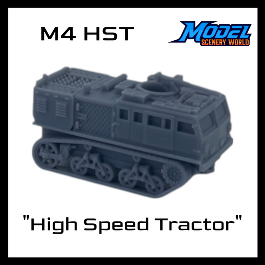 M4 HST High-Speed Tractor - HO Scale 1:87 - Gray