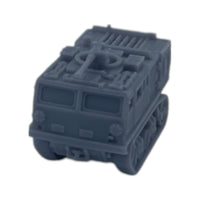 Scale Model of M4 HST High Speed Tractor by Model Scenery World - Front View