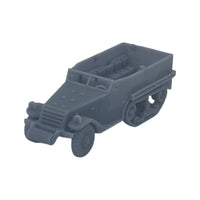 Scale Model of M3 Half Track by Model Scenery World Front View