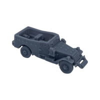 Scale Model of M3 White Scout Car by Model Scenery World Front
