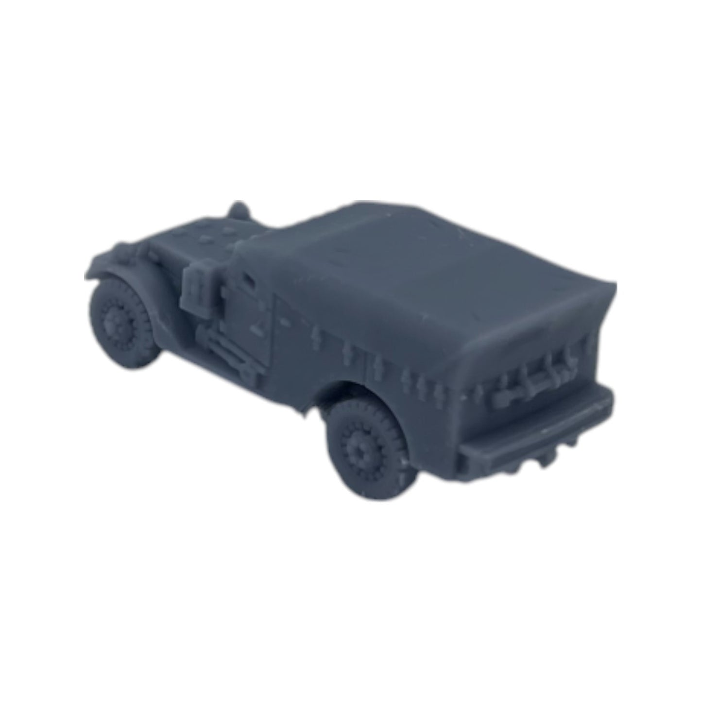 Scale Model of M3 White Scout Car with Canvas by Model Scenery World Back View