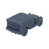 Scale Model of M3 White Scout Car with Canvas by Model Scenery World Back