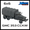 GMC 353 CCKW 6x6 - HO Scale - Gray