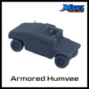 Armored Humvee - HO Scale - Gray