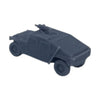 Back Side View - Scale Model of Armored Humvee by Model Scenery World
