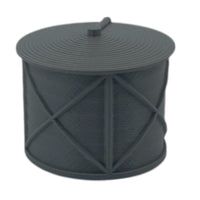 Back view - Scale Model of a Small Fuel Tank by Model Scenery World